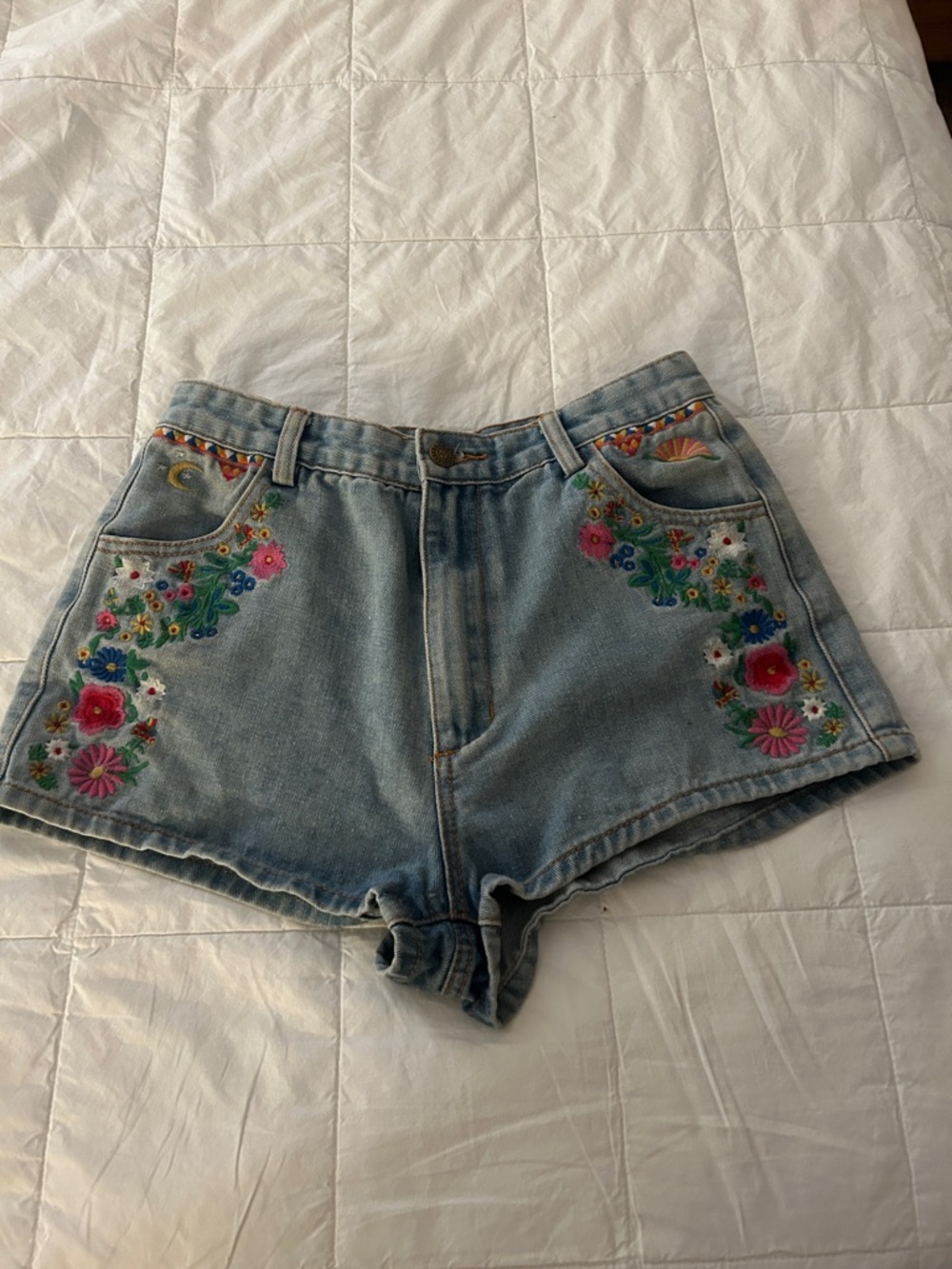 Spell Denim Shorts